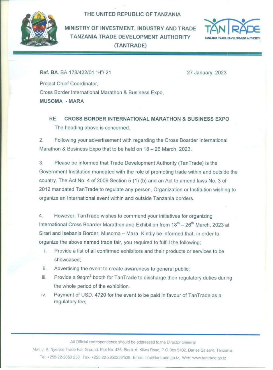 Ministry of Investment Correspondence